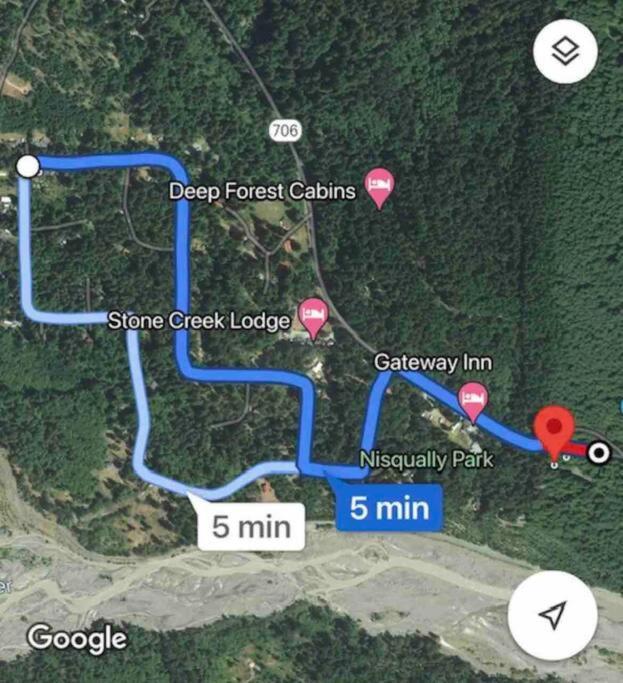 אשפורד Cozy Tiny Home Steps Away From Mt. Rainier מראה חיצוני תמונה